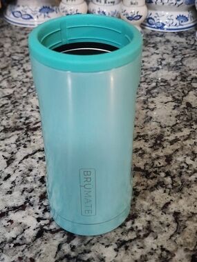 BrüMate Hopsulator Slim Teal Insulated Can Cooler